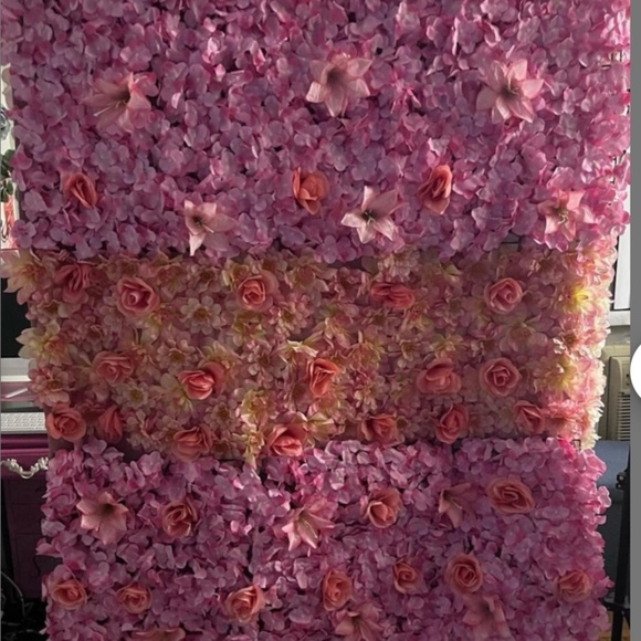 Handmade 6ft Flower wall/wedding backdrop/flower backdrop - Picture 2 of 4